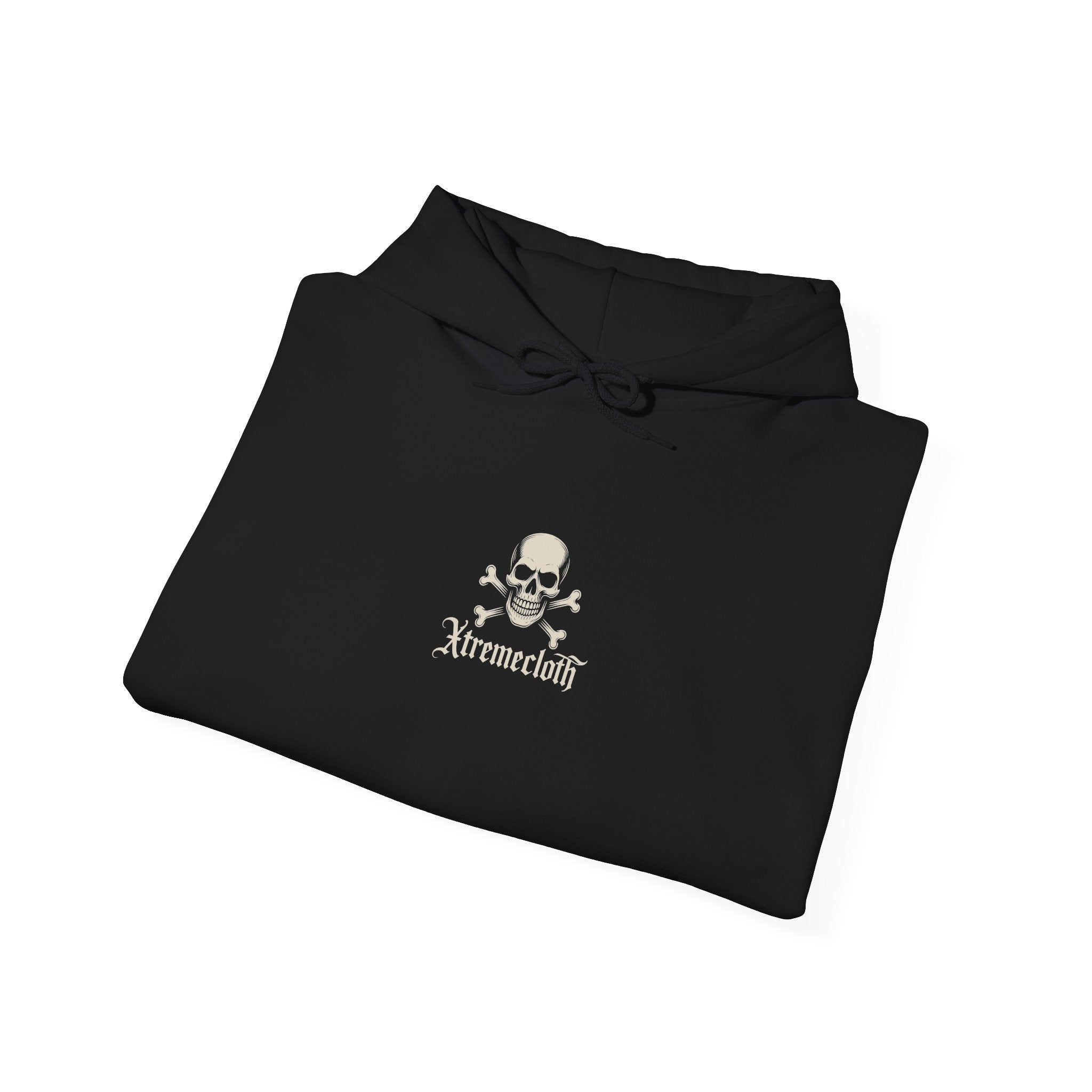 SKU-036 - Skull Hoodie 03 - XtremeCloth Gothic Skull Logo Pullover