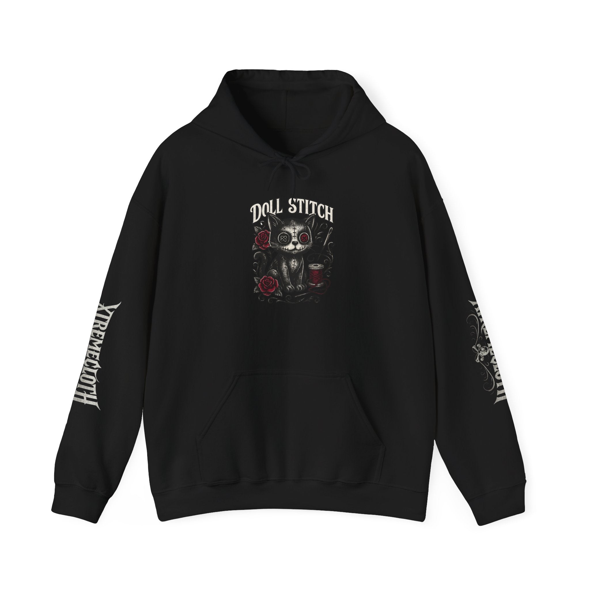 Doll Stitch cat Unisex Heavy Blend™ Hooded Sweatshirt