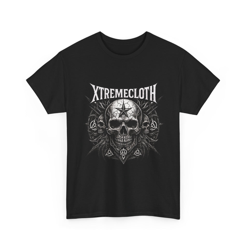 SKU-035- Skull & Pentagram Tee — XtremeCloth Gothic Rock Band Shirt