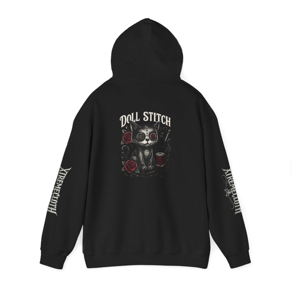 Doll Stitch cat Unisex Heavy Blend™ Hooded Sweatshirt