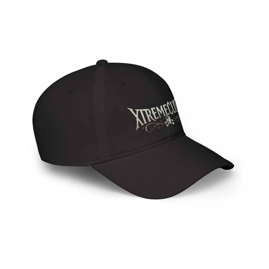 Low Profile Baseball Cap - 'XTREME CLOTH' Gothic Logo Hat