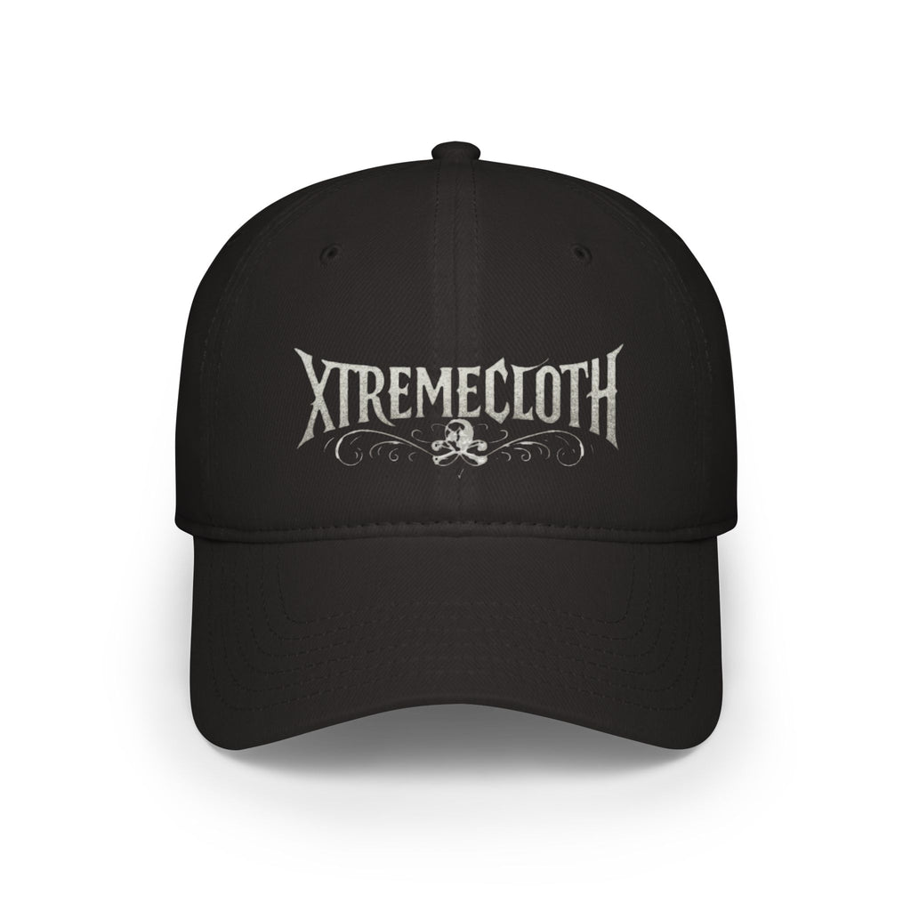 Low Profile Baseball Cap - 'XTREME CLOTH' Gothic Logo Hat