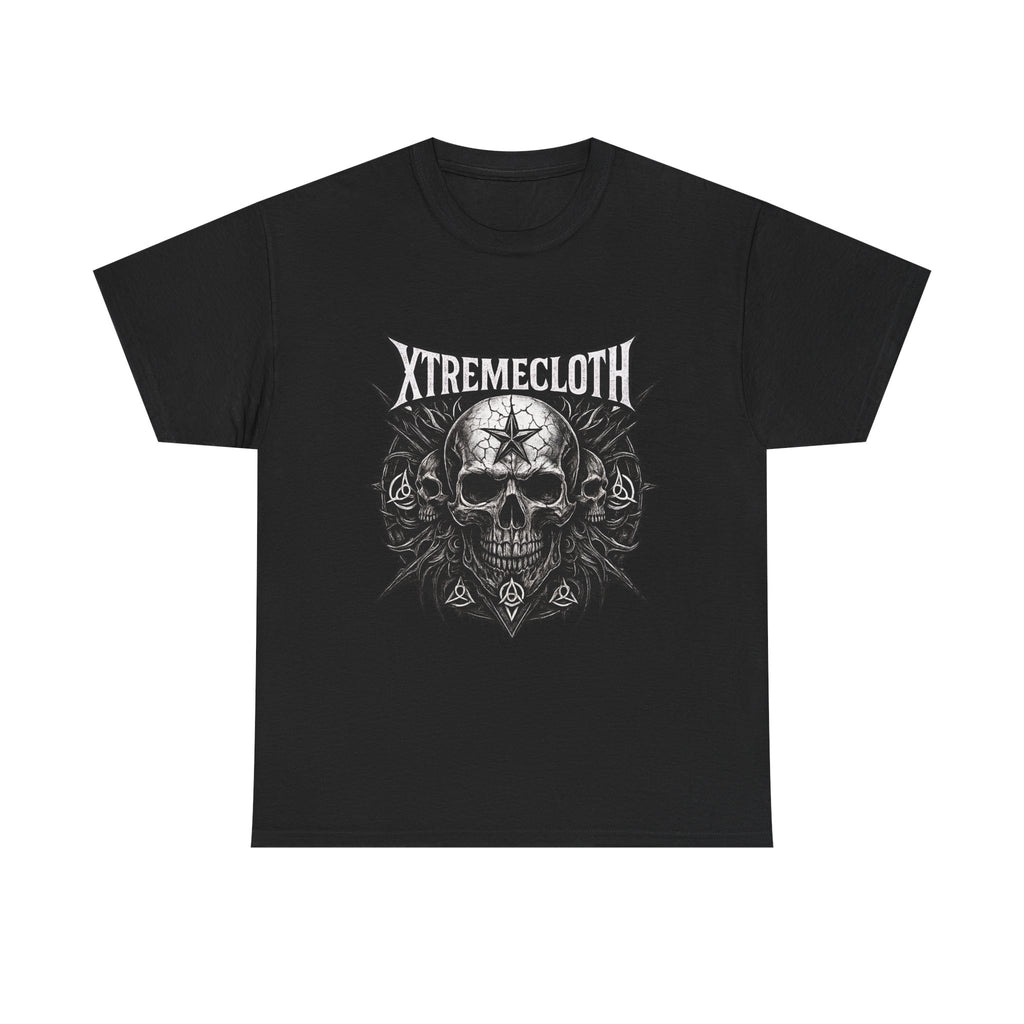 SKU-035- Skull & Pentagram Tee — XtremeCloth Gothic Rock Band Shirt