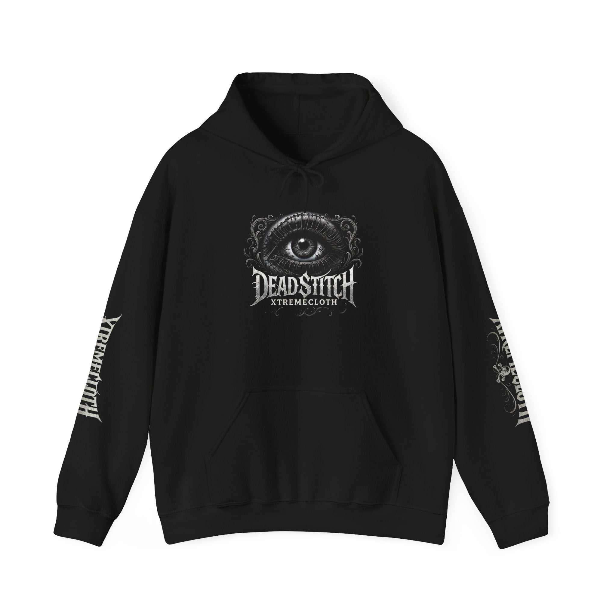 Deadstitch 'All-Seeing Eye' Hoodie — Gothic Graphic Pullover