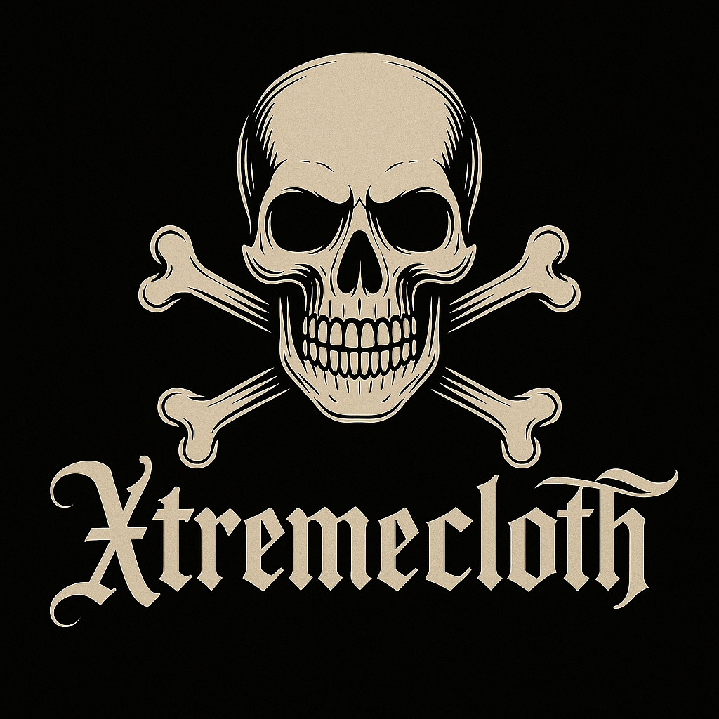 SKU-037- Skull & Bones Tee — Xtremecloth logo Graphic T-Shirt