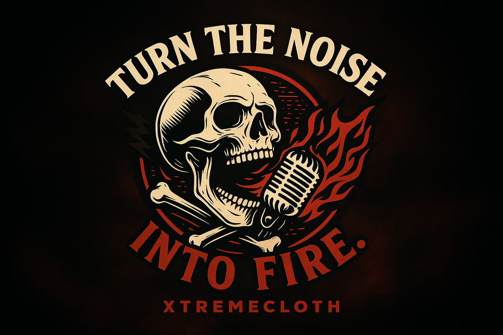 Turn the Noise Into Fire Skull Baseball Cap