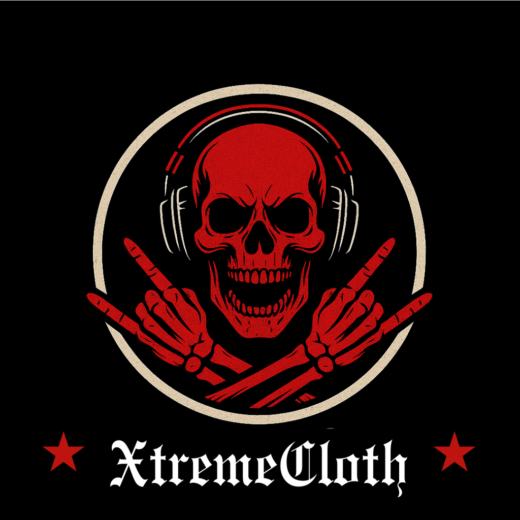 SKU-042- Rock 'n' Roll Skull Hoodie - Unisex Heavy Blend™ Sweatshirt -01