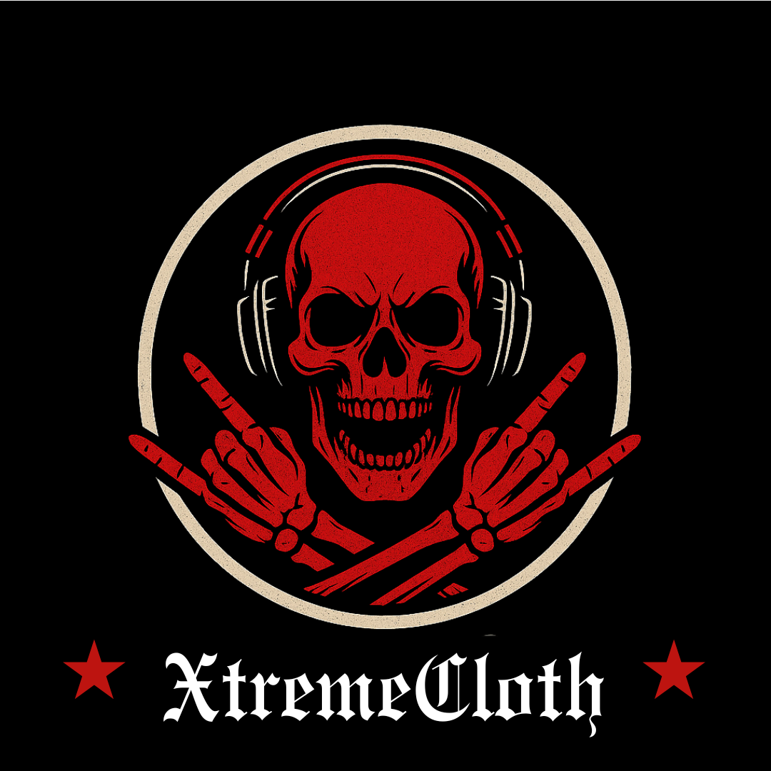 SKU-042- Rock 'n' Roll Skull Hoodie - Unisex Heavy Blend™ Sweatshirt -01