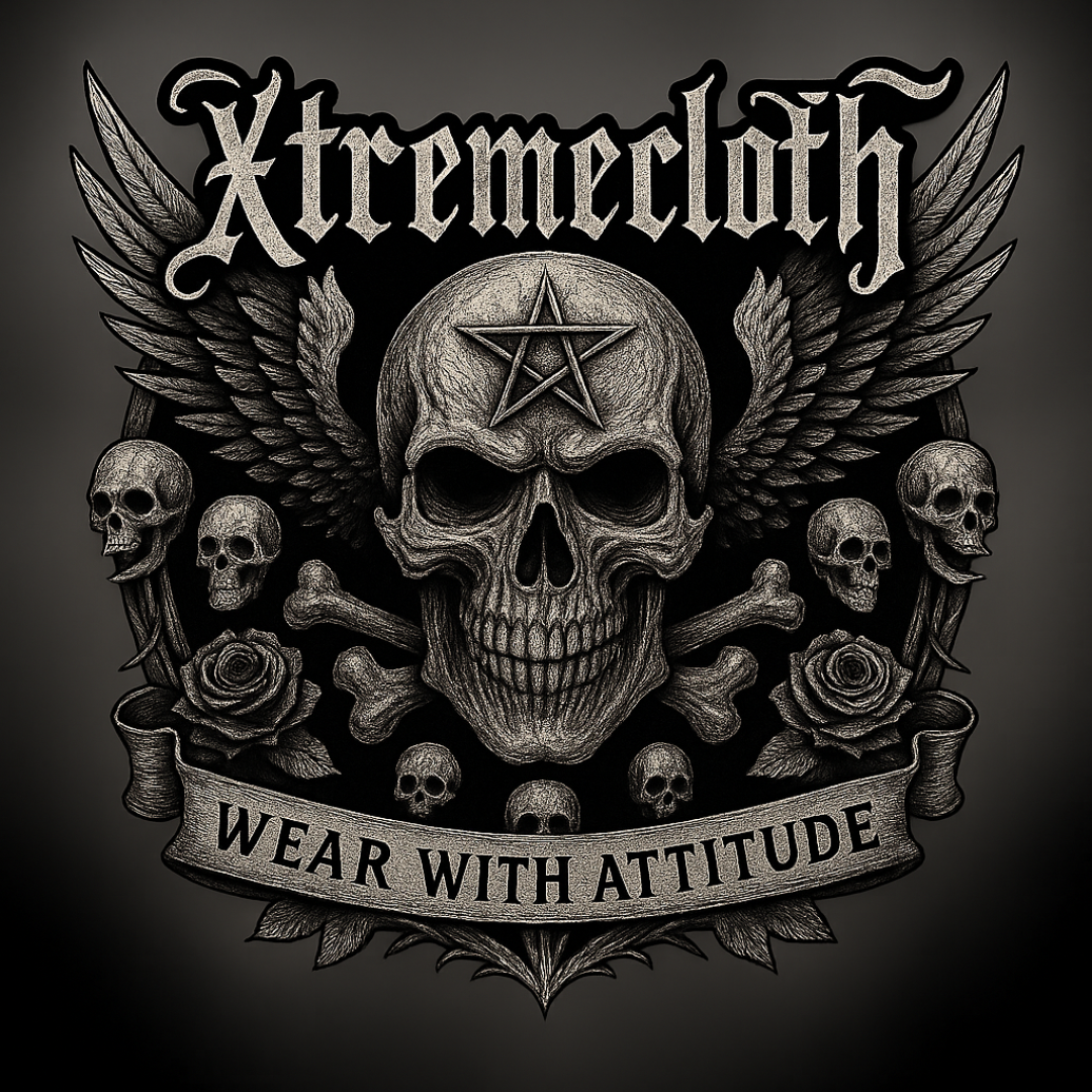 Skull Crest Hoodie — Xtremecloth "Wear With Attitude" Graphic